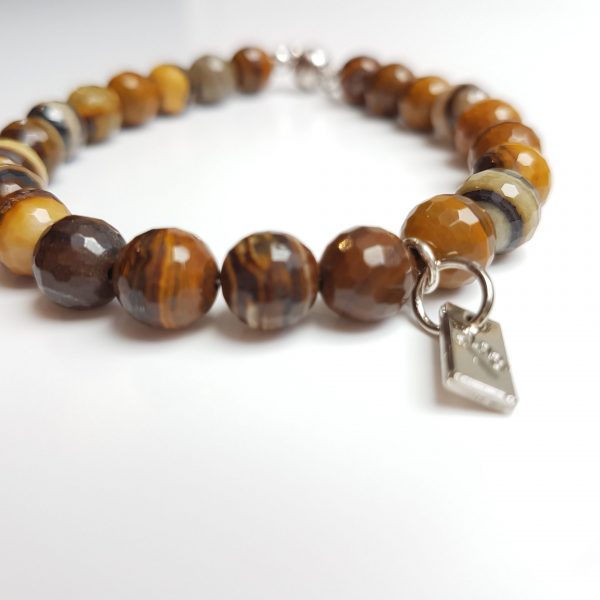 Simple tour Homme oeil de tigre