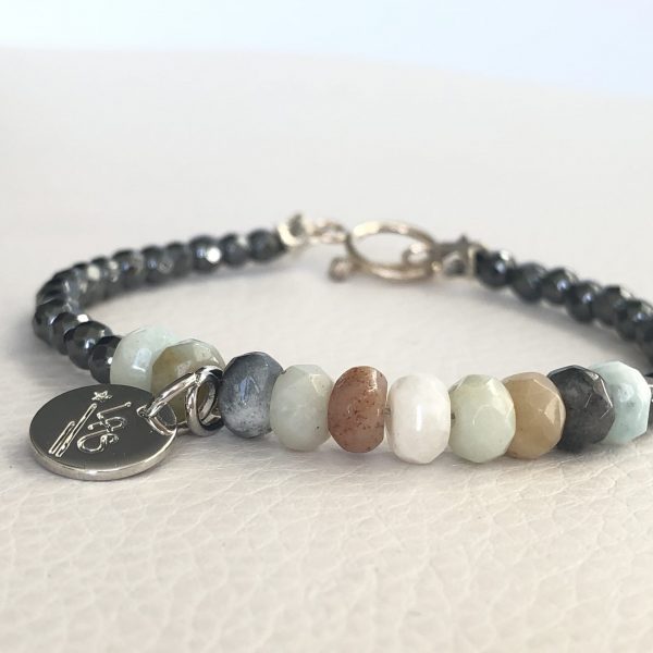 bracelet hématite amazonite