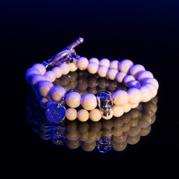 Bracelet rivière  skull