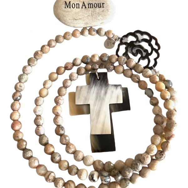 Sautoir double croix