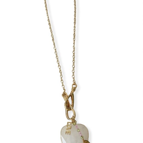 Collier Drop Cristal de roche love