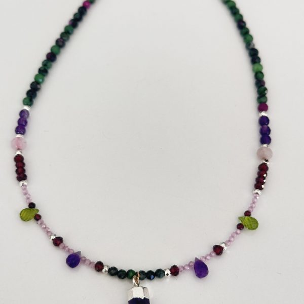 Collier Balam pierres fines