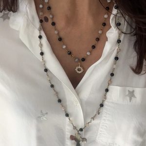 Collier Rêverie Rosary agate