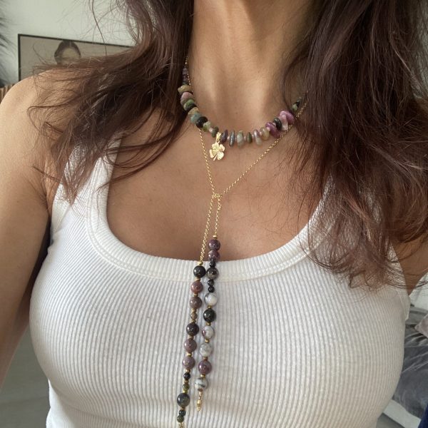 Collier lasso tourmaline
