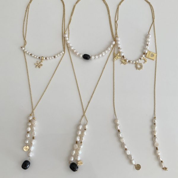 collier pampa à nouer façon cravate