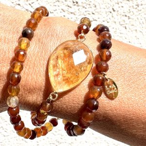 Bracelet Trésor Ambré citrine