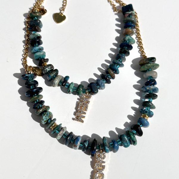 Collier azurite Bad Girl