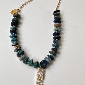 Collier Dream chips Azurite