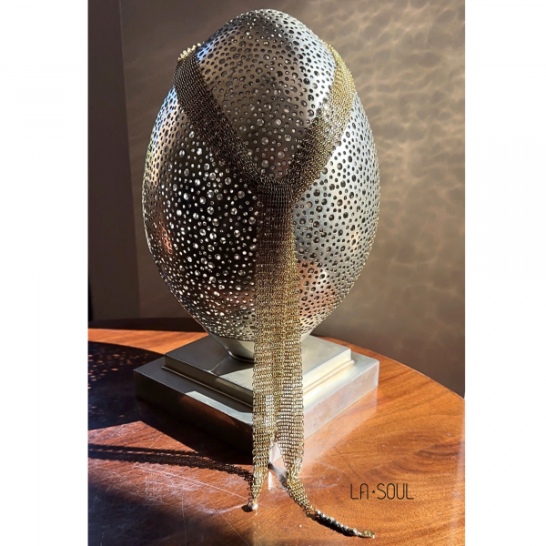 Collier cravate bijoux fait main