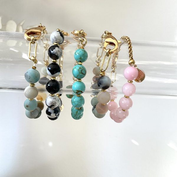 bracelet pampilles colorés