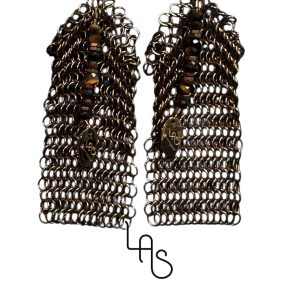 boucles d oreilles oeil de tigre